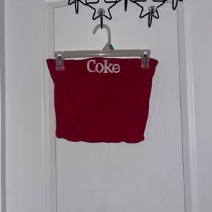 Coke Red Tube Top